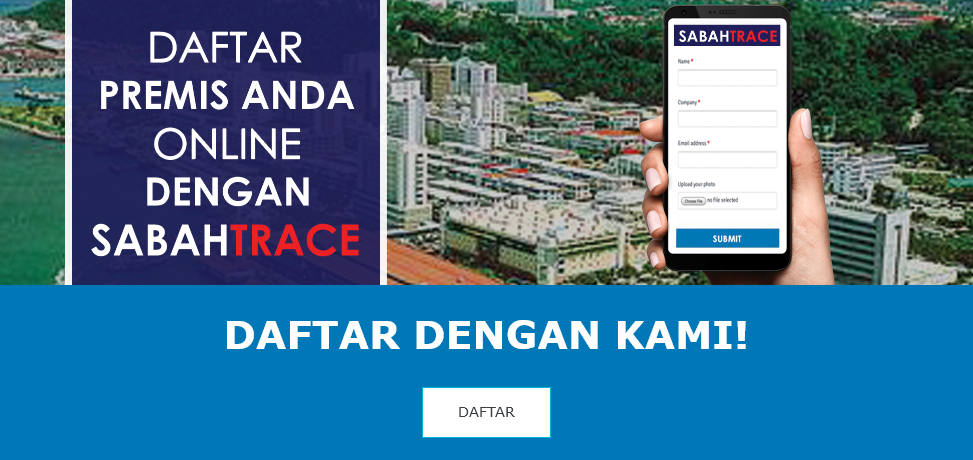 Daftar Sabah Trace Online: Pendaftaran Majlis Sosial/Premis Perniagaan