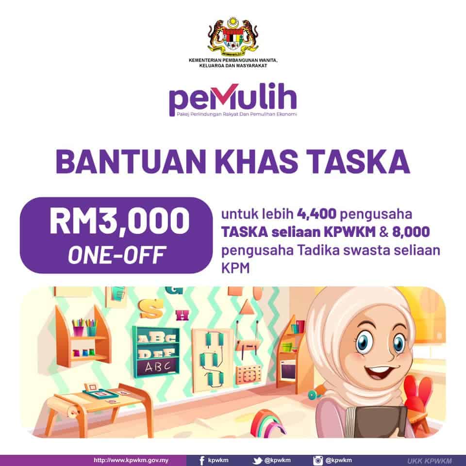 Bantuan Pengusaha Taska RM3000