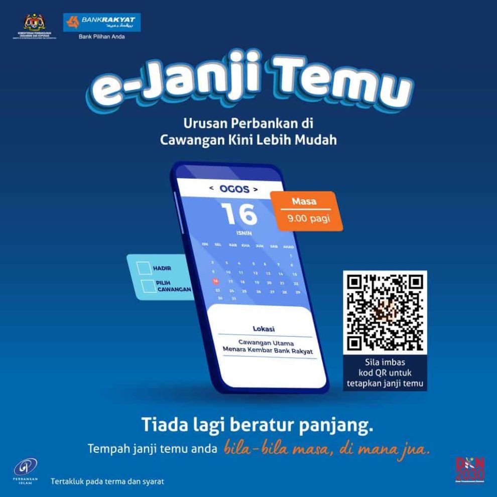 Janji Temu Bank Rakyat Online